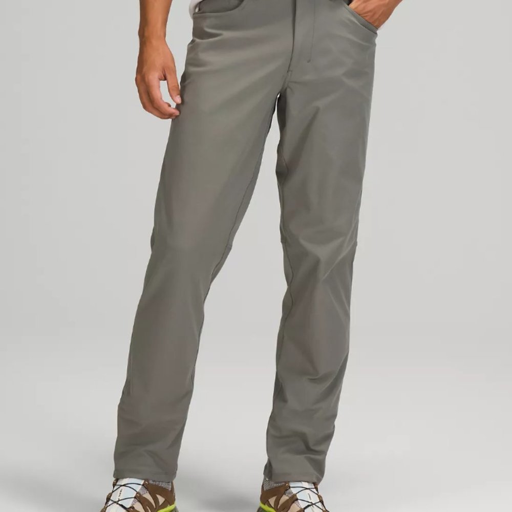 Lululemon Grey Sage ABC Classic-Fit Pant 32" Warpstreme